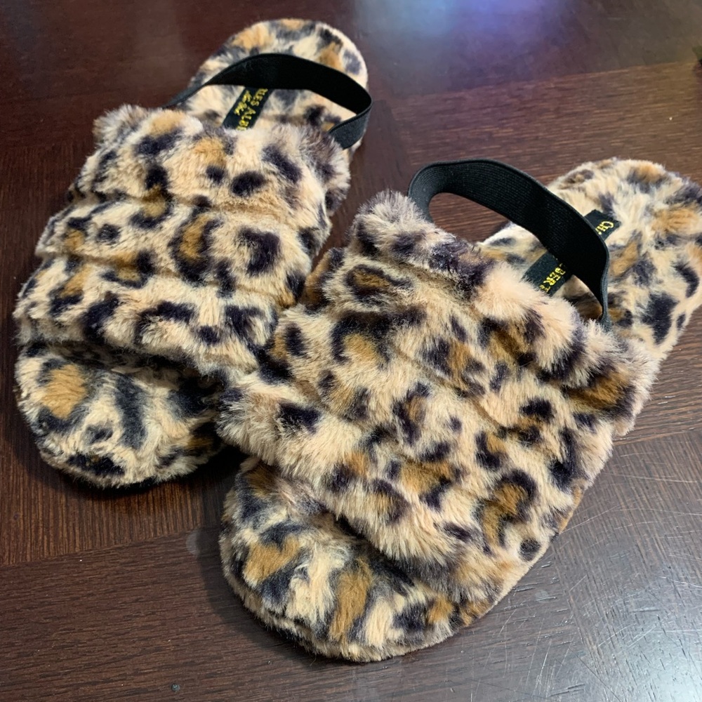 Charles Albert Leopard Pattern Slippers 🐆